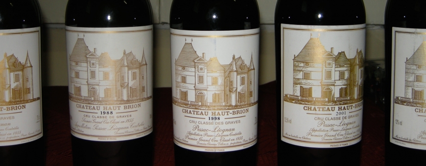 Vertical de Château Haut-Brion até 1926 Vertical de Château Haut-Brion até 1926