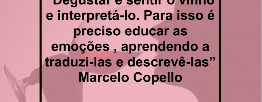 “Degustar é sentir o vinho e interpretá-lo “Degustar é sentir o vinho e interpretá-lo