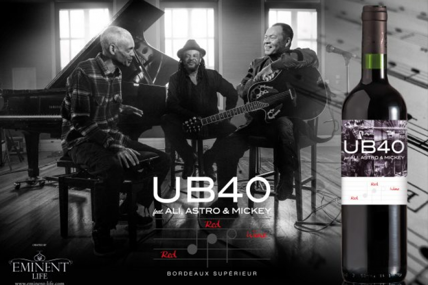 UB40 lança seu vinho