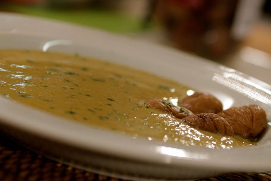Receita de Sopa de Castanhas