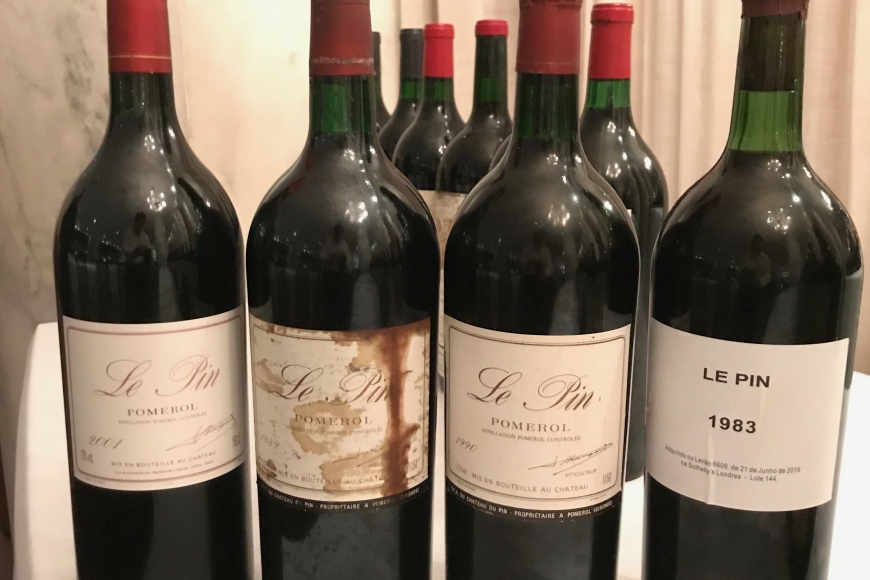 LE PIN, um vinho de culto.  