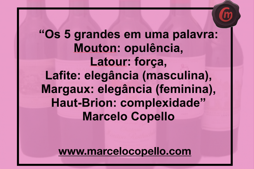 Os 5 Grandes de Uma Palavra Os 5 Grandes de Uma Palavra
