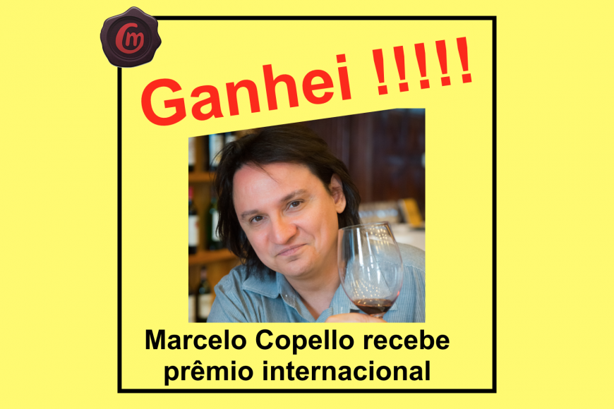 Marcelo Copello recebe prêmio internacional