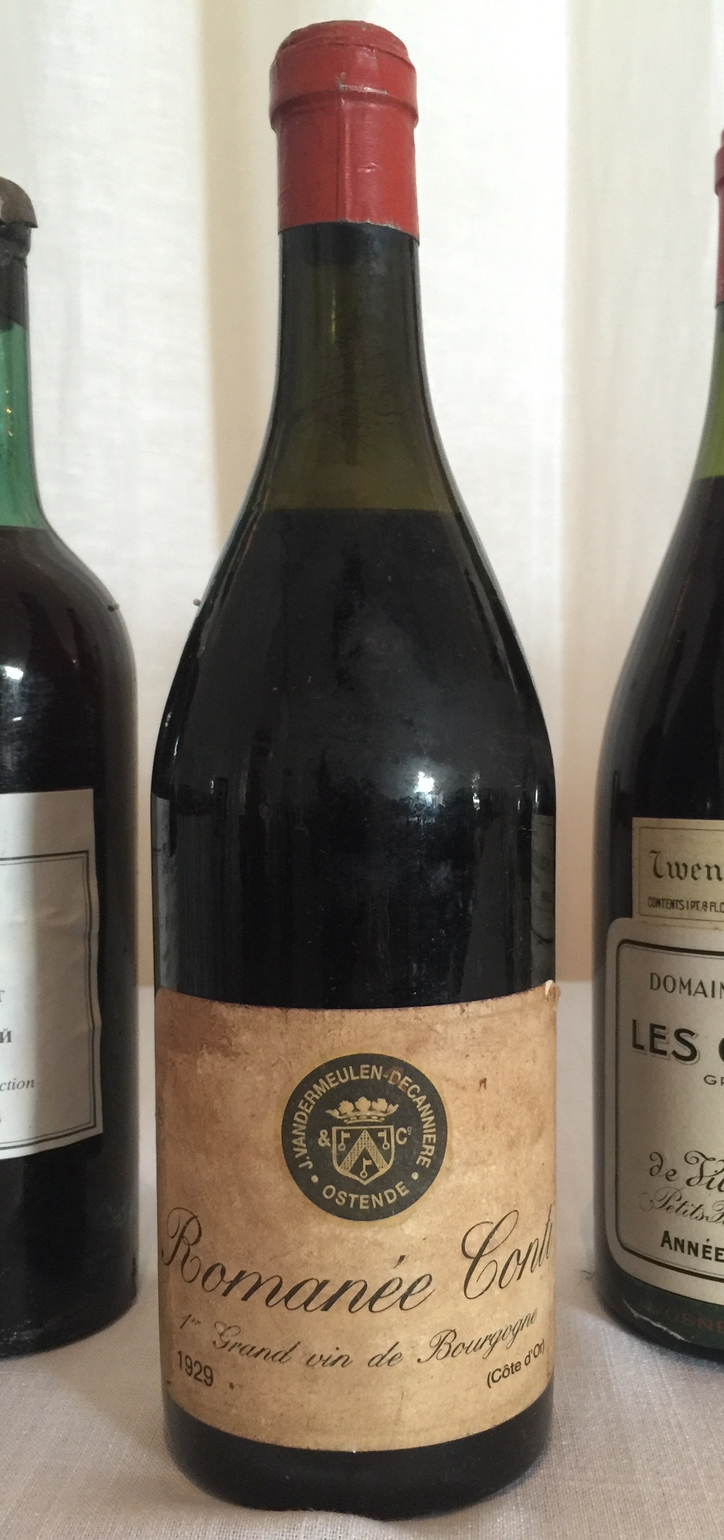Romanée-Conti 1929, degustando história