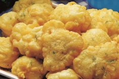 Receita de Pataniscas de Bacalhau 