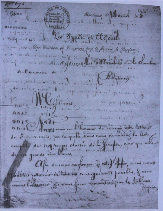 Bordeaux: os detalhes da classificação de 1855