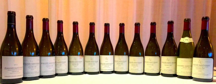 Vertical de Romanée Saint-Vivant 1996-2013, Domaine Cathiard