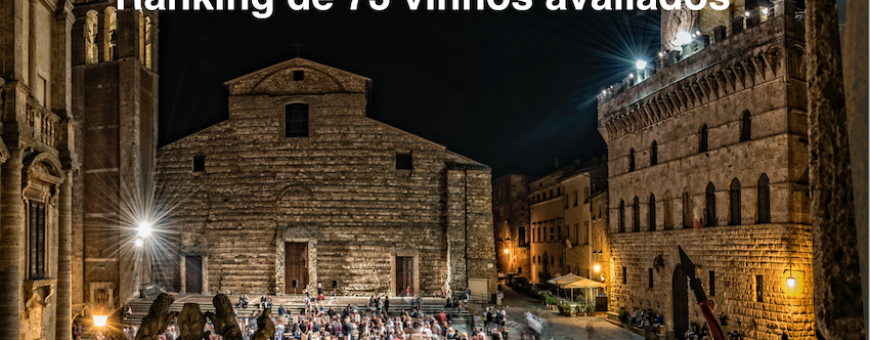 Vino Nobile di Montapuciano, ranking de 73 vinhos avaliados