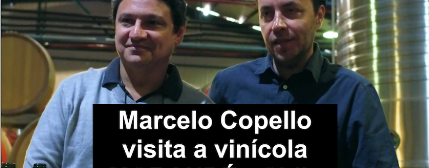 Marcelo Copello visita a vinicola MORANDÉ no Chile